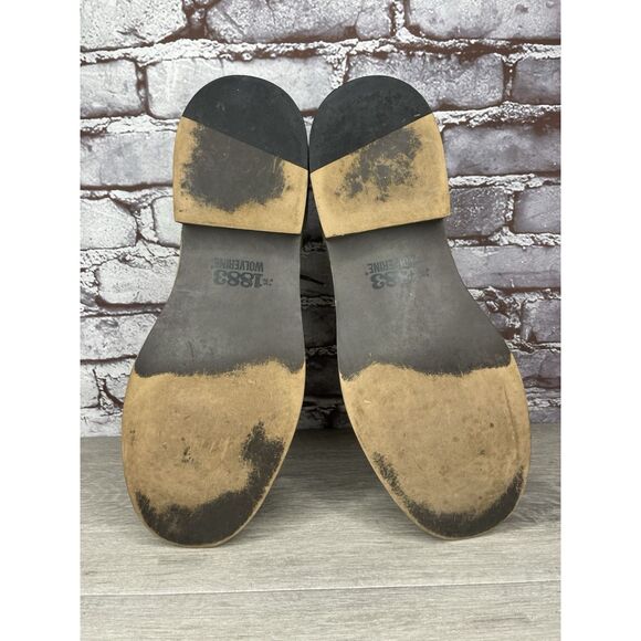 Wolverine 1883 Taupe Suede Leather Desert Lace Chukka Boots Men’s Sz 45EU/12M US - Picture 12 of 16